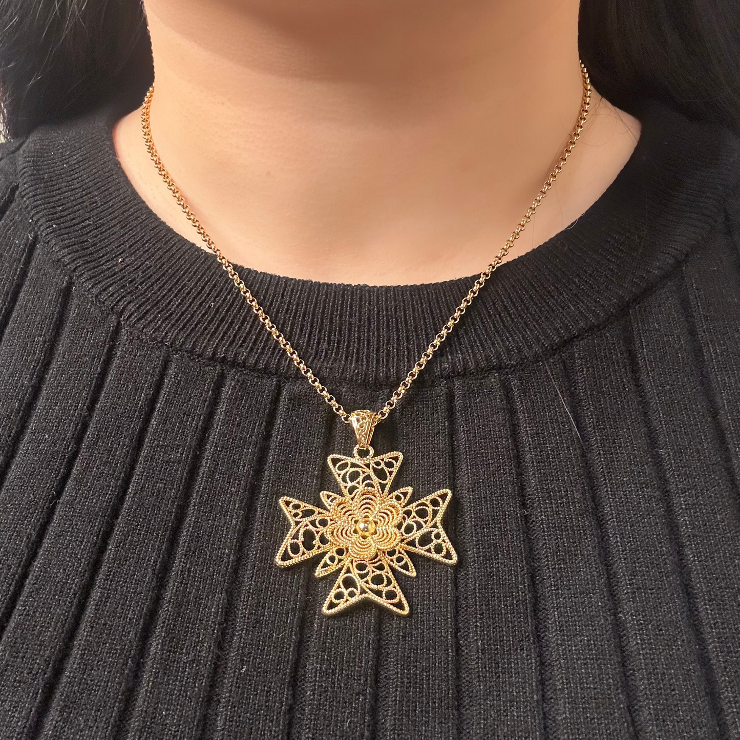 Collier Cruz de Malta