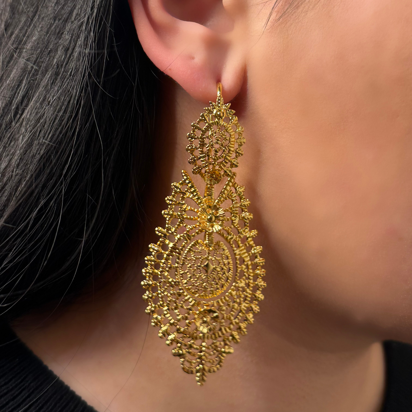 Boucles d'oreilles Rainha